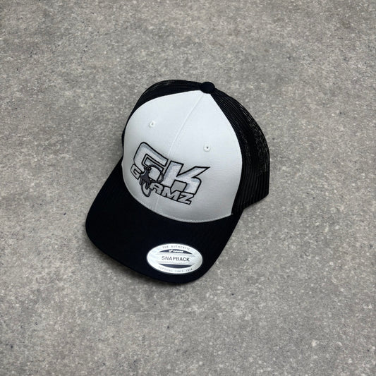 GK GARMZ CAP ‘BLACK/WHITE’